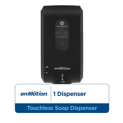 enMotion Gen2 Automatic Wall Mounted Hand Soap/Hand Sanitizer Dispenser, Black (52057)