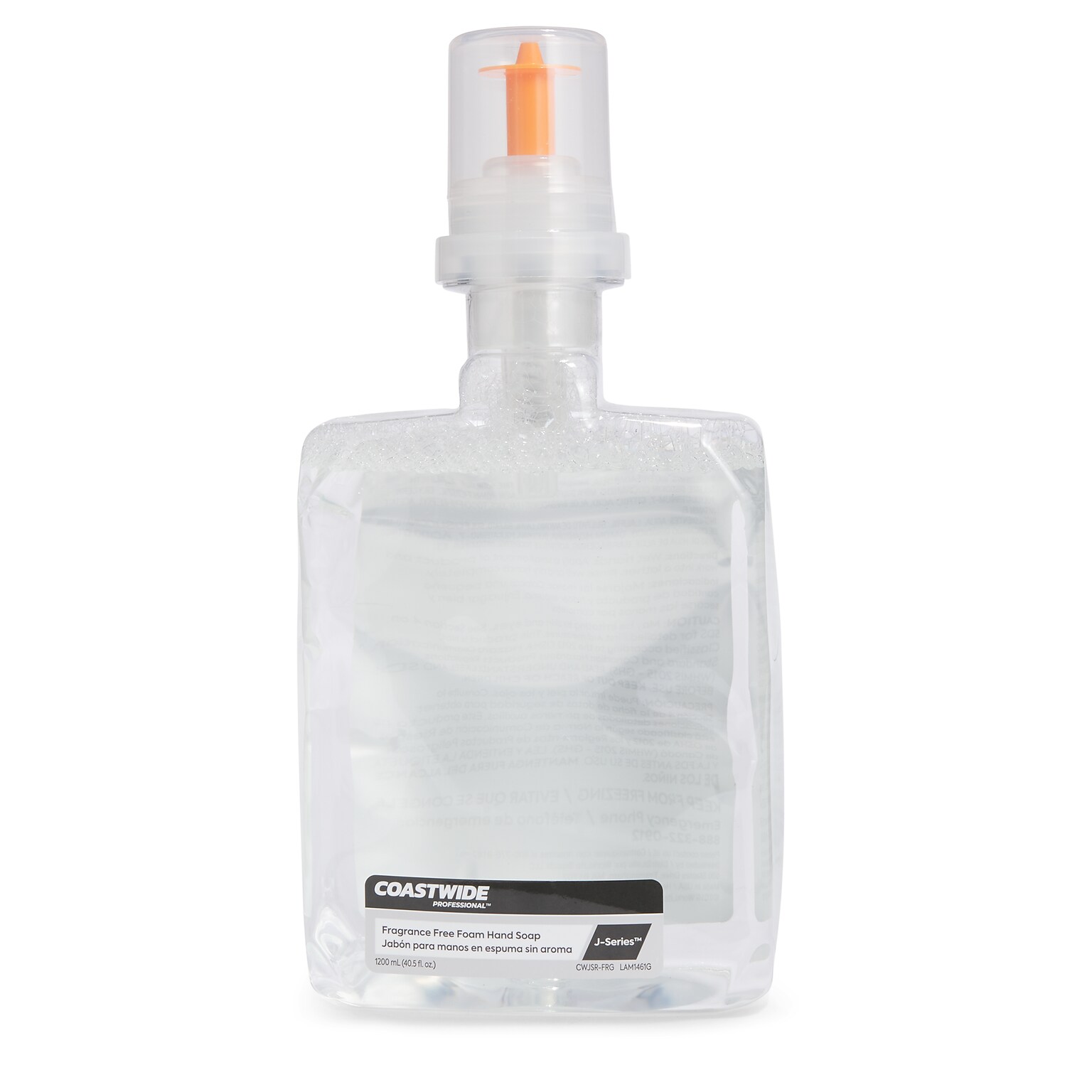 Coastwide Professional J-Series Foaming Hand Soap, 1200 mL, 2/Carton (CWJSR-FRG)