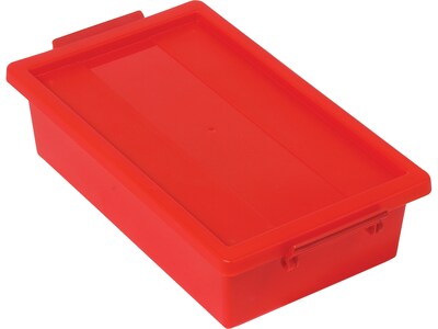 Deflect-O Little Artist Polypropylene Kids Storage Tote, 3.07 x 11.89 x 6.81, Red (39513RED)
