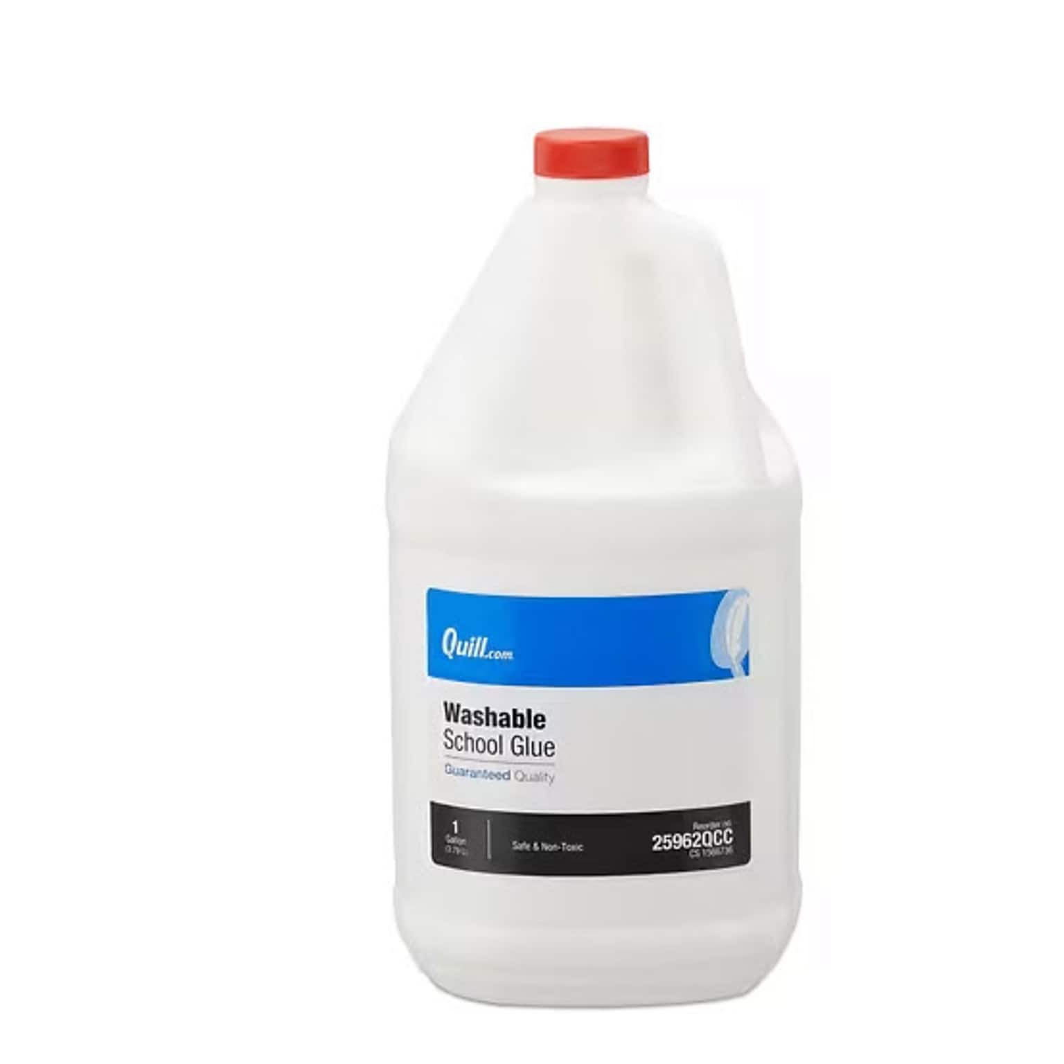 Quill Brand Washable School Glue, White (25962-QCC)