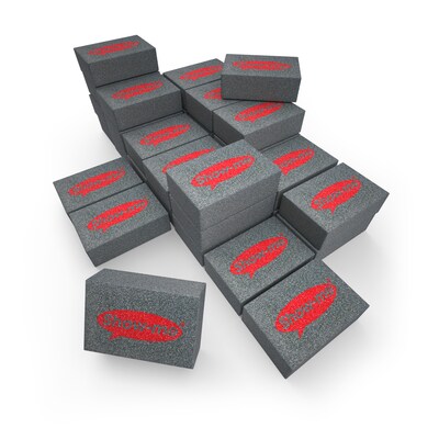 Show-me Mini Foam Erasers, Gray, 35/Pack (EPTMFE35)
