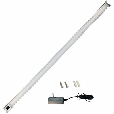 Lorell Under Cabinet Task Light, 13 W LED Bulb, Adjustable Angle, 780 Lumens, Silver (LLR13205)
