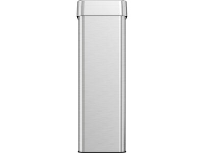 HLS Commercial Stainless Steel Trash Can with Open Lid, 21-Gallon, Silver (HLS21UOT)