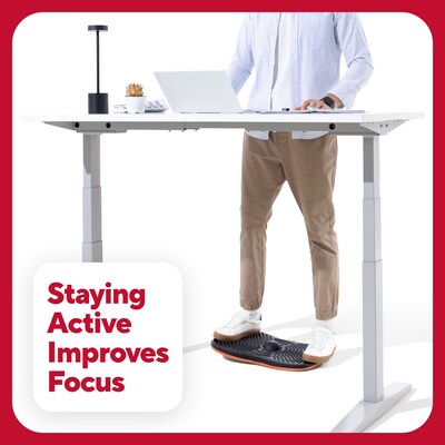 TRU RED™ Anti-Fatigue Balance Board, Black, 320 lbs. Capacity (TR62100)