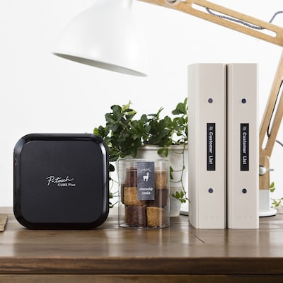 Brother P-Touch PT-P710BT Cube Desktop Label Maker Plus Bluetooth