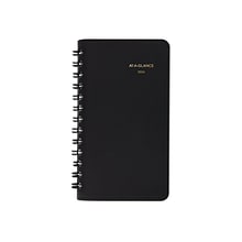 2024 AT-A-GLANCE 2.5 x 4.5 Weekly Planner, Black (70-035-05-24)