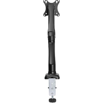 Lorell Adjustable Single Monitor Mounting Arm, Up to 32" Monitor, Black (LLR99800)