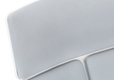 Monarch Specialties Inc. Fabric Executive Chair, Grey/White (I 7270)