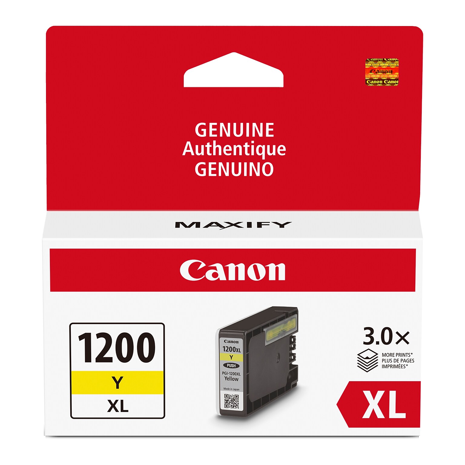 Canon PGI-1200 XL Yellow High Yield Ink Cartridge (9198B001)