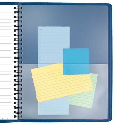 2026 AT-A-GLANCE 7" x 8.75" Monthly Planner, Faux Leather Cover, Blue (70-124-20-26)