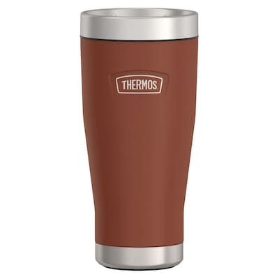 Thermos Icon Stainless Steel Vacuum Insulated Tumbler, 16 oz., Saddle (IS1012SD4)