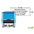 Custom Quill 2000 Plus® Self-Inking Printer P 30 Stamp, 11/16 x 1-13/16”