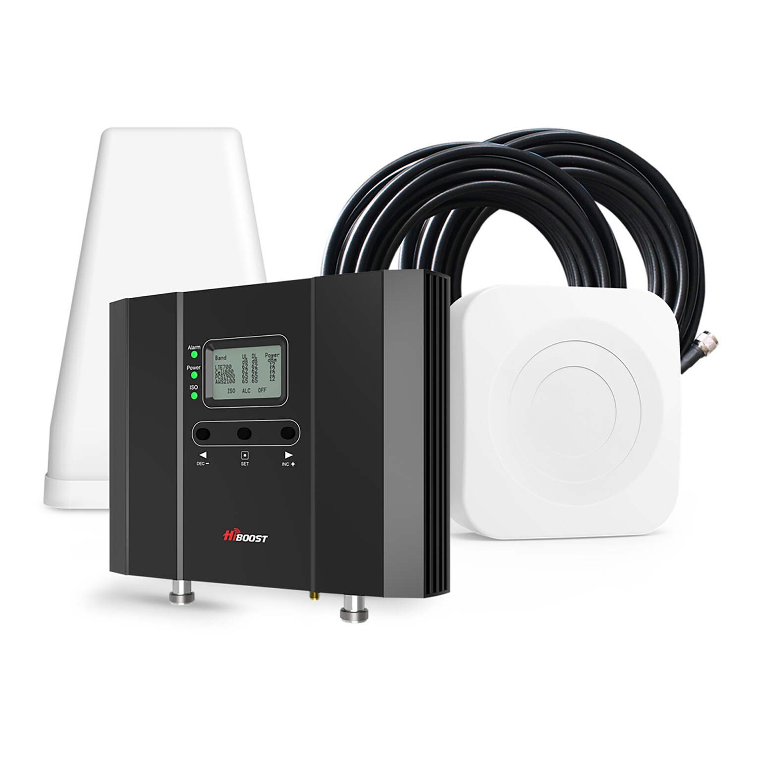 HiBoost 15K Smart Link Cell Phone Signal Booster, Black & White (F20G5SIOT)