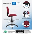 Boss® Drafting Stool w/ Footring; Burgundy