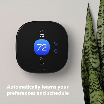 Ecobee Enhanced Smart Programmable Touch-Screen Wi-Fi Thermostat (EB-STATE6L-01)
