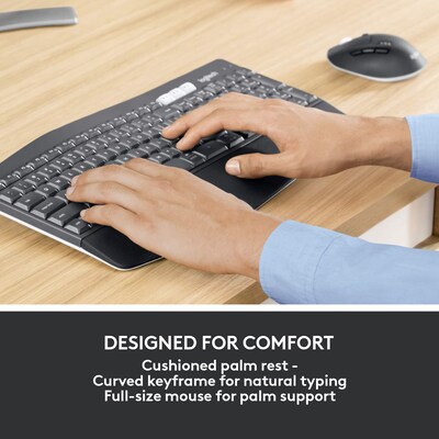 Logitech MK850 Performance Wireless Keyboard and Mouse Combo, Black (920-008219)