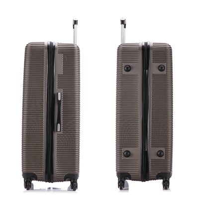 InUSA Royal 32" Hardside Suitcase, 4-Wheeled Spinner, TSA Checkpoint Friendly, Brown (IUROY00XL-BRO)