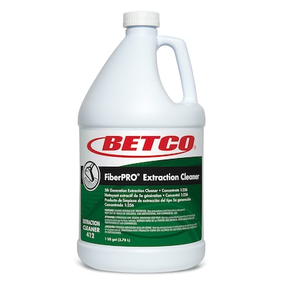 Betco FiberPRO Extraction  Carpet Cleaner, Fresh, 128 Oz., 4/Carton (BET4120400)