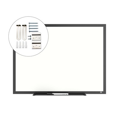 TRU RED™ Melamine Dry Erase Board, Black Frame, 2' x 1.5' (TR59362)