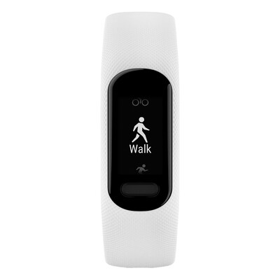 Garmin vívosmart 5 Fitness Tracker, Small/Medium Case, White (010-02645-01)