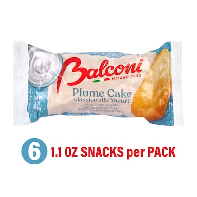 Balconi Yogurt Plume Cake, 72/Pack (600-04194)