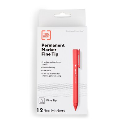 Sharpie Permanent Marker, Ultra Fine Tip, Red