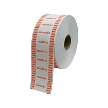 CONTROLTEK $10 Quarter Coin Wrapper for Coin Wrapping Machines, Kraft/Orange, 8 Rolls/Carton (575037