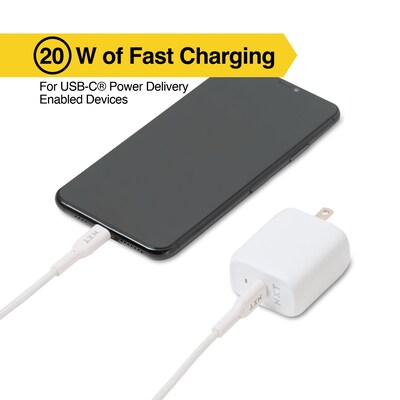 iPad Charger, iPad Charger Cord 10 FT MFI Certified, 12W USB Wall Charger  Foldable Portable Travel Plug with Long Lightning iPad Cable for iPad