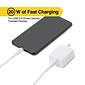 NXT Technologies™ USB-C Wall Charger with Lightning Cable for iPhone/iPad, White (NX60446)
