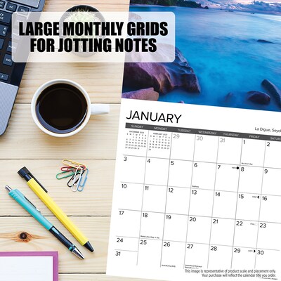 2027 Willow Creek Pun Intended 7" x 7" Monthly Wall Calendar, Assorted Colors (64177)