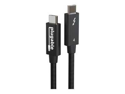 Plugable 6.56' USB C Power Cable, Black (TBT4-40G2M)