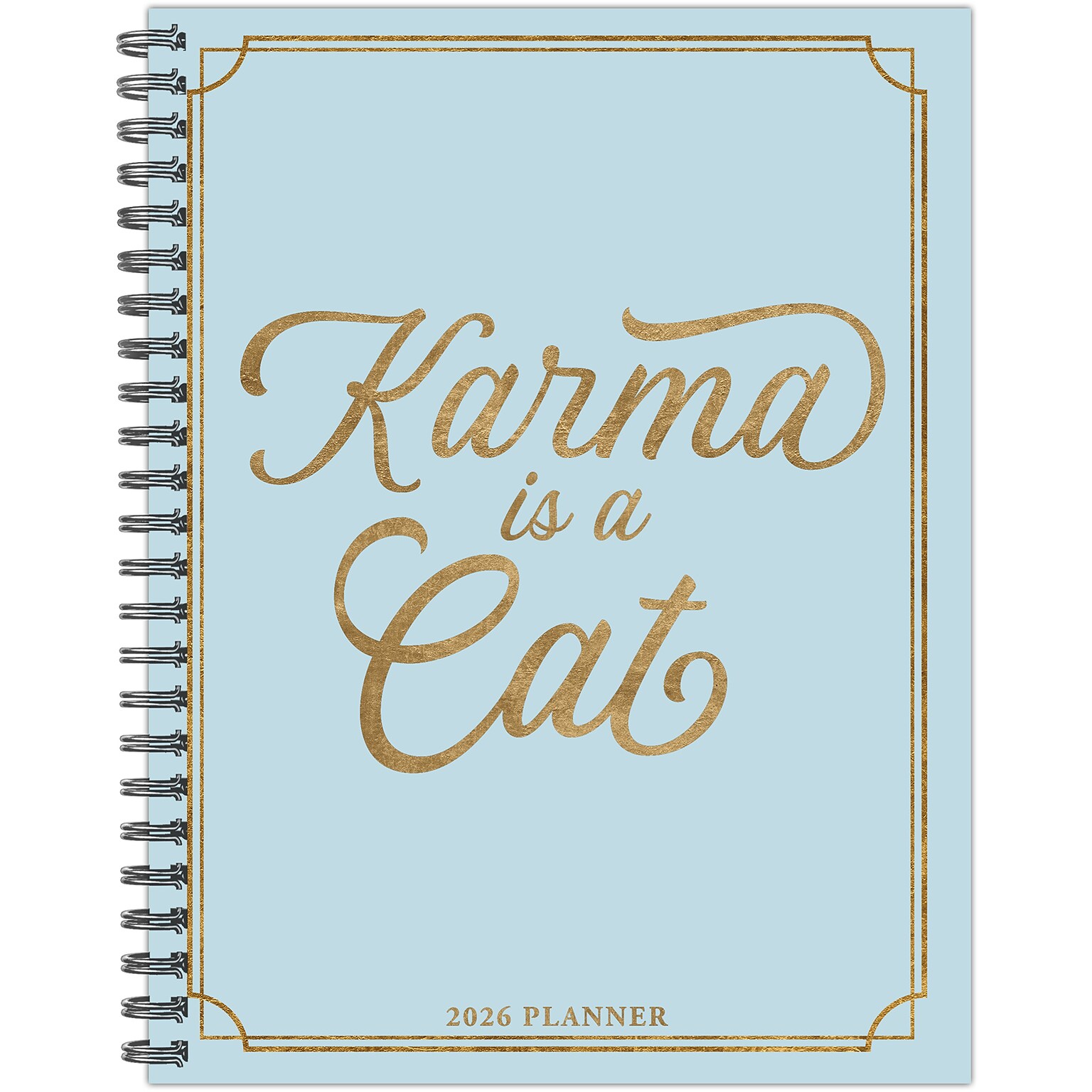 2026 Willow Creek Karma is a Cat 6.5 x 8.5  Weekly & Monthly Planner, Paperboard Cover (58442)
