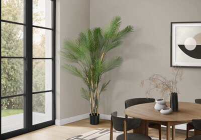 Monarch Specialties Inc. 83 Artificial Palm Tree in Pot (I 9590)