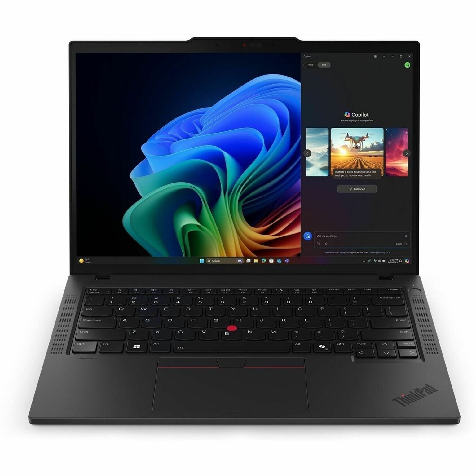 Lenovo ThinkPad T14 Gen 6 14 Touchscreen AI Laptop, Copilot+ PC, Intel Core Ultra 7, 2.2GHz, 32GB RAM, 1TB SSD, Windows 11 Pro