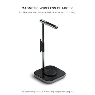 2-in-1 Headphone Stand with Wireless Charger