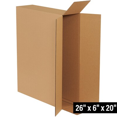 26 x 6 x 20 Side Loading Boxes, 32 ECT, Brown, 10/Bundle (26620FOL)