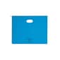 Smead Hanging File Folders, 1/5-Cut Adjustable Tab, Letter Size, 3" Expansion, Sky Blue, 25/Box (64270)