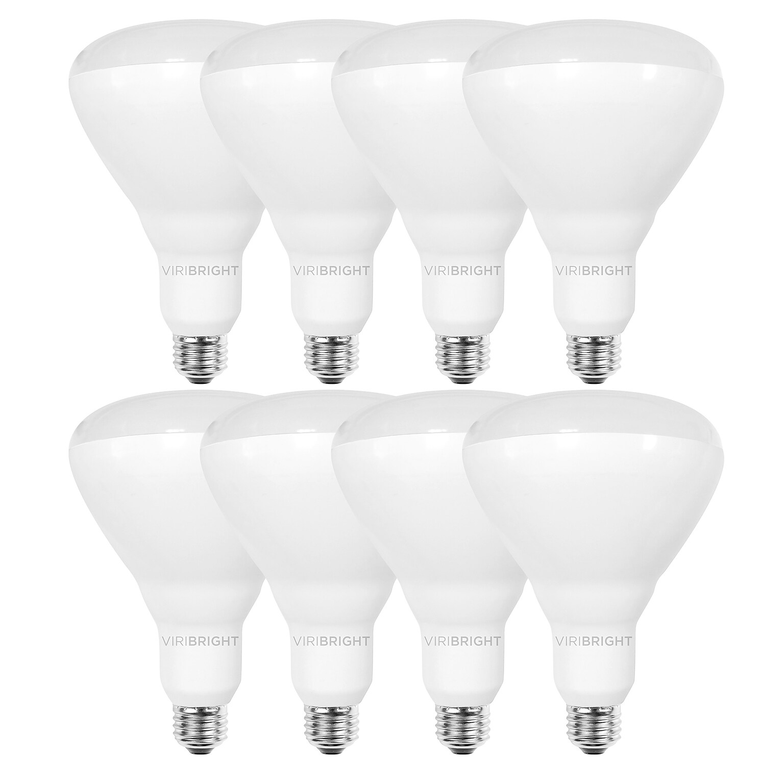Viribright BR40 16 Watts Warm White LED Flood & Spot Bulb, 8/Box (654654-8)