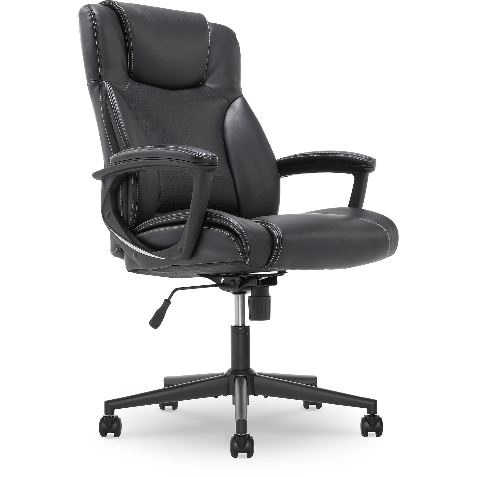 Serta Bonded Leather Executive Chair, Black (CHR200097)