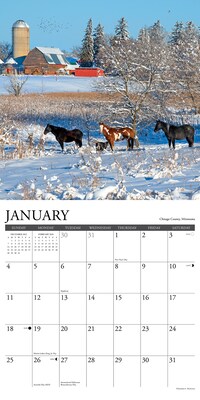 2026 Willow Creek Seasons of the Midwest 12" x 12" Monthly Wall Calendar (52723)