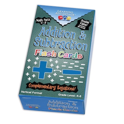 Learning Advantage Addition & Subtraction Multi-Pack Flash Cards, 81/Pack (CTU8662)