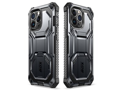 i-Blason ArmorBox Black Rugged Case for iPhone 14 Pro Max (iPhone2022Pro-6.7-Armorbox-SP-Black)