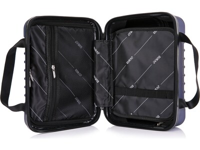 DUKAP Tour 11.5" Plastic Toiletry Bag, Water Resistant, Blue (DKTOU00XS-BLU)