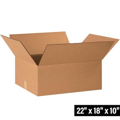 22 x 18 x 10 Shipping Boxes, 32 ECT, 20/Bundle (221810)