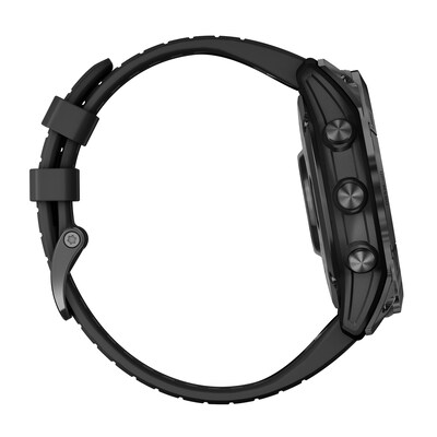 Garmin epix Pro (Gen 2) Standard Edition Smartwatch, 51-mm, Slate Gray Steel Bezel with Black Band (010-02804-20)