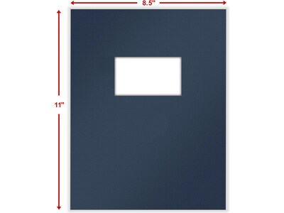 ComplyRight Single-Window Tax Presentation Folder, Navy Blue, 50/Pack (PNW22)