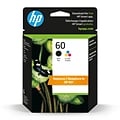 HP 60/901 Black/Tri-color Ink Cartridges 2/pack   (N9H63FN)