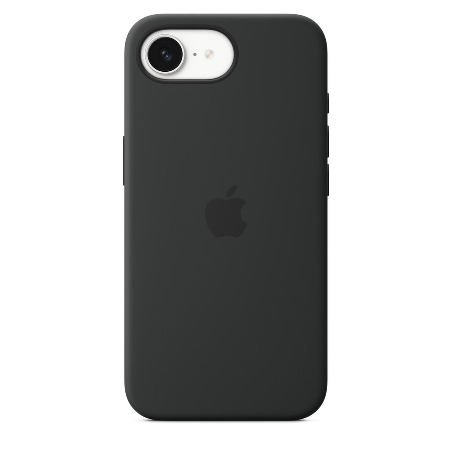 Apple Silicone Phone Case for iPhone 16e, Shock Absorbing, Black (MD3N4ZM/A)