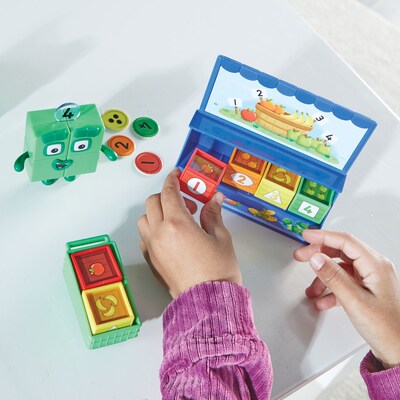 hand2mind Numberblocks Add It Up Mini Market Figure Playset (96936)