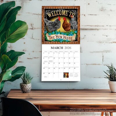 2026 BrownTrout Bless This Nest 12" x 12" Monthly Wall Calendar (9781773728674)